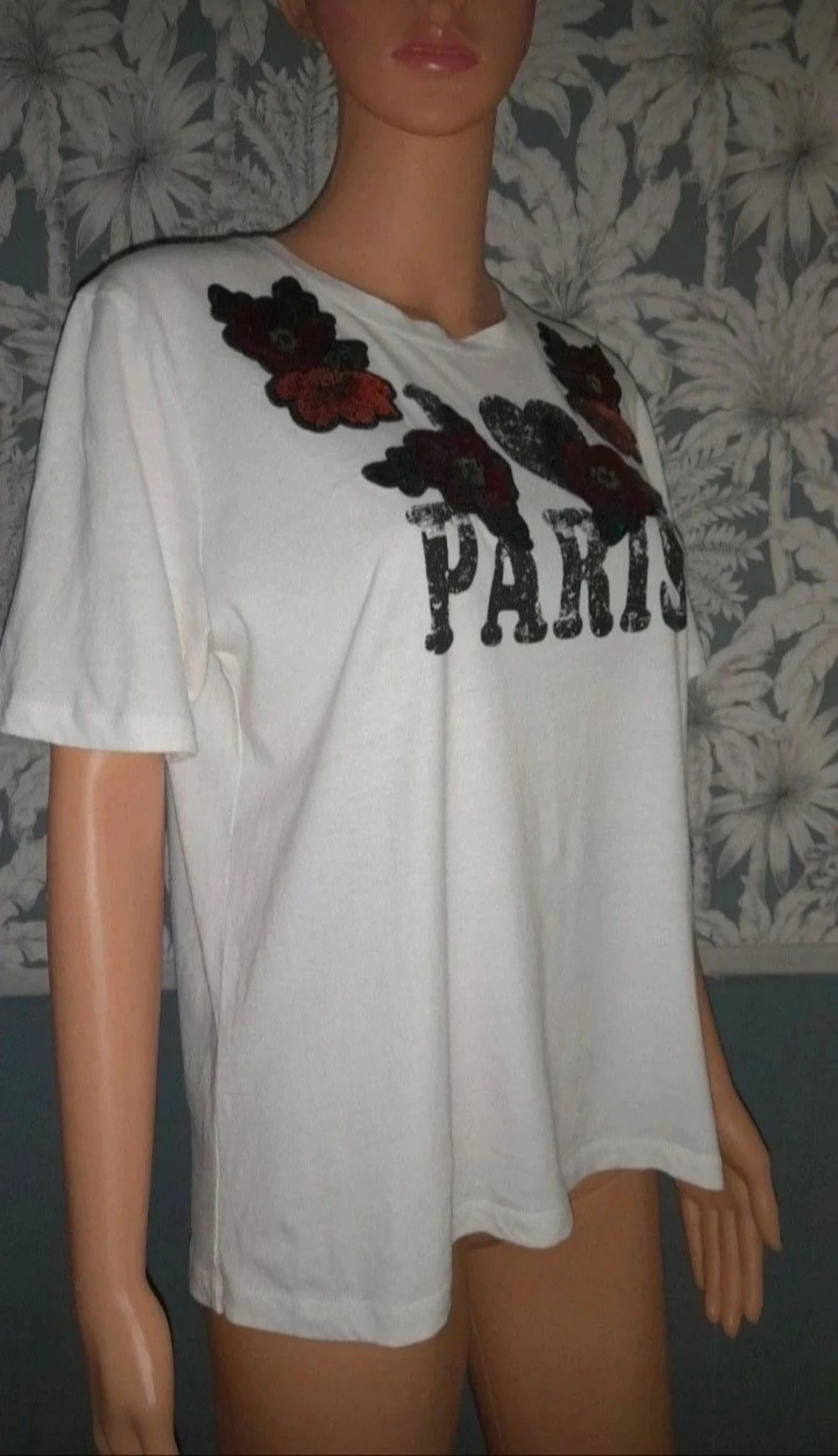 Maje Paris Toulouse model ecru t-shirt size 2 – photo 5